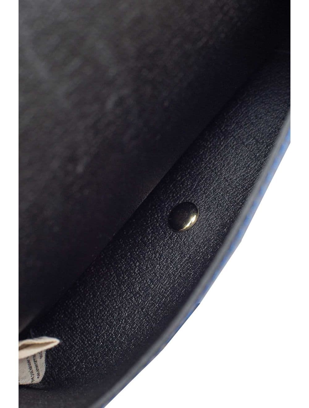 Sac pochette banane en croûte de cuir de vachette lisse-PHILOMENE 3968-BLEU ROI — vue 6