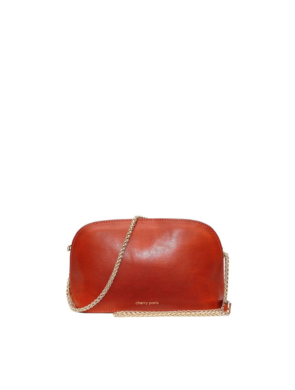 Sac porté croisé en cuir de vachette collet-DEBORA 4013 H-Camel
