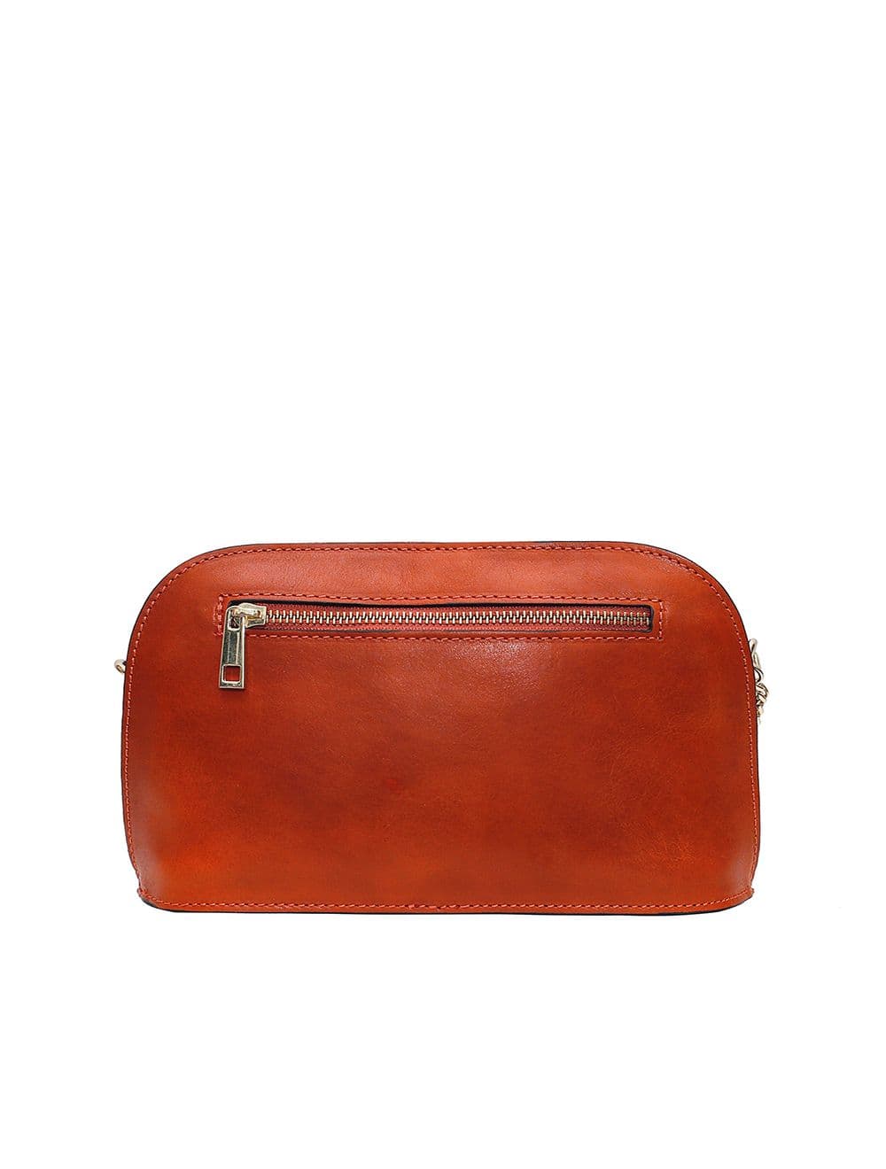 Sac porté croisé en cuir de vachette collet-DEBORA 4013 H-Camel — vue 3