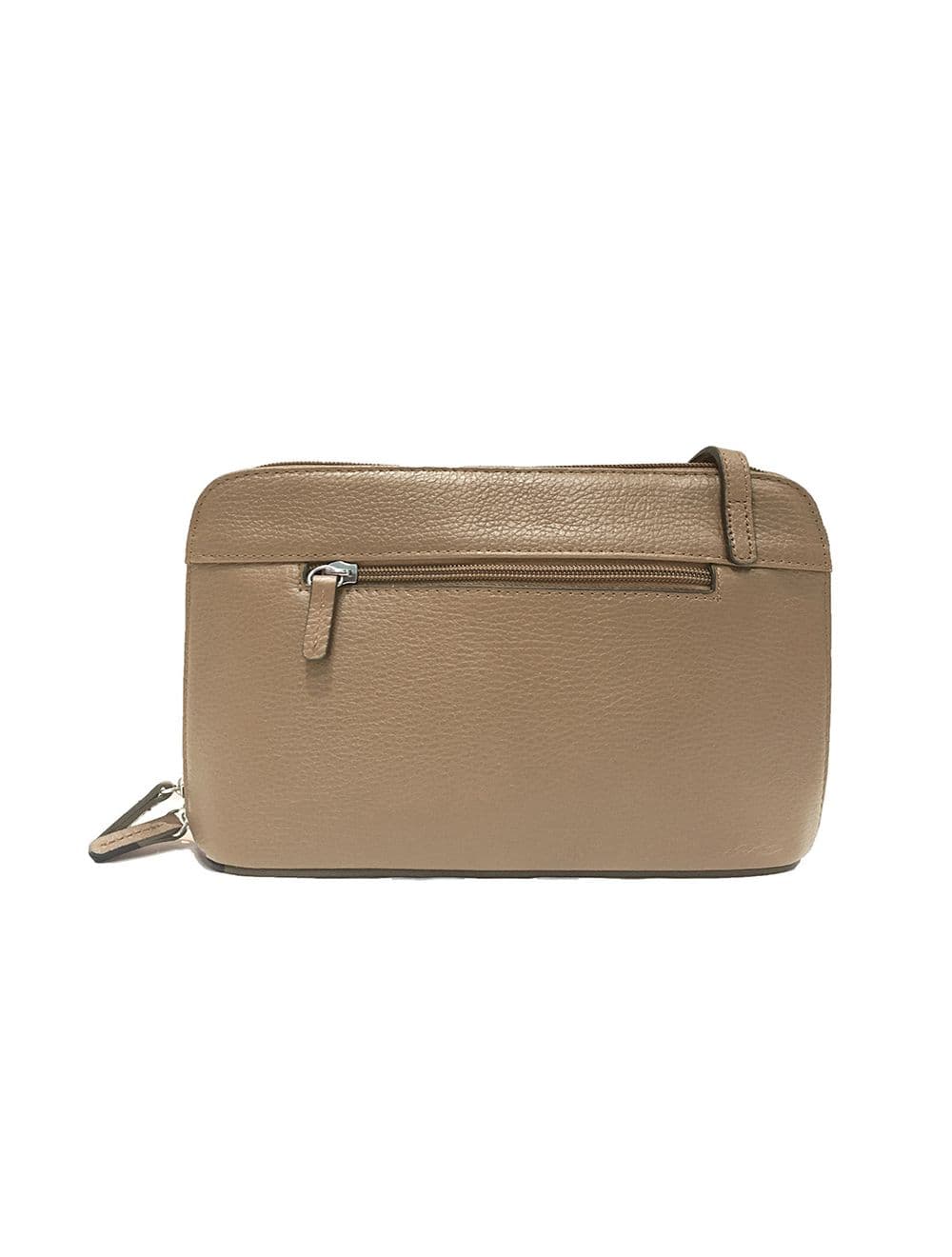 Sac Porté travers en cuir vachette grainé RI5156-Sable — vue 3