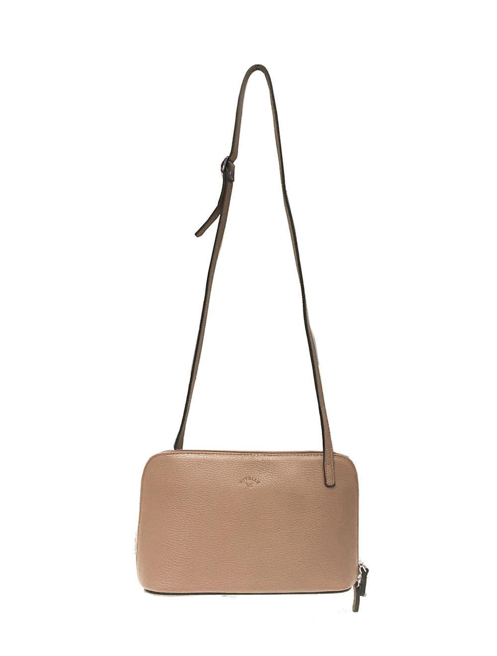 Sac Porté travers en cuir vachette grainé RI5156-Sable — vue 4