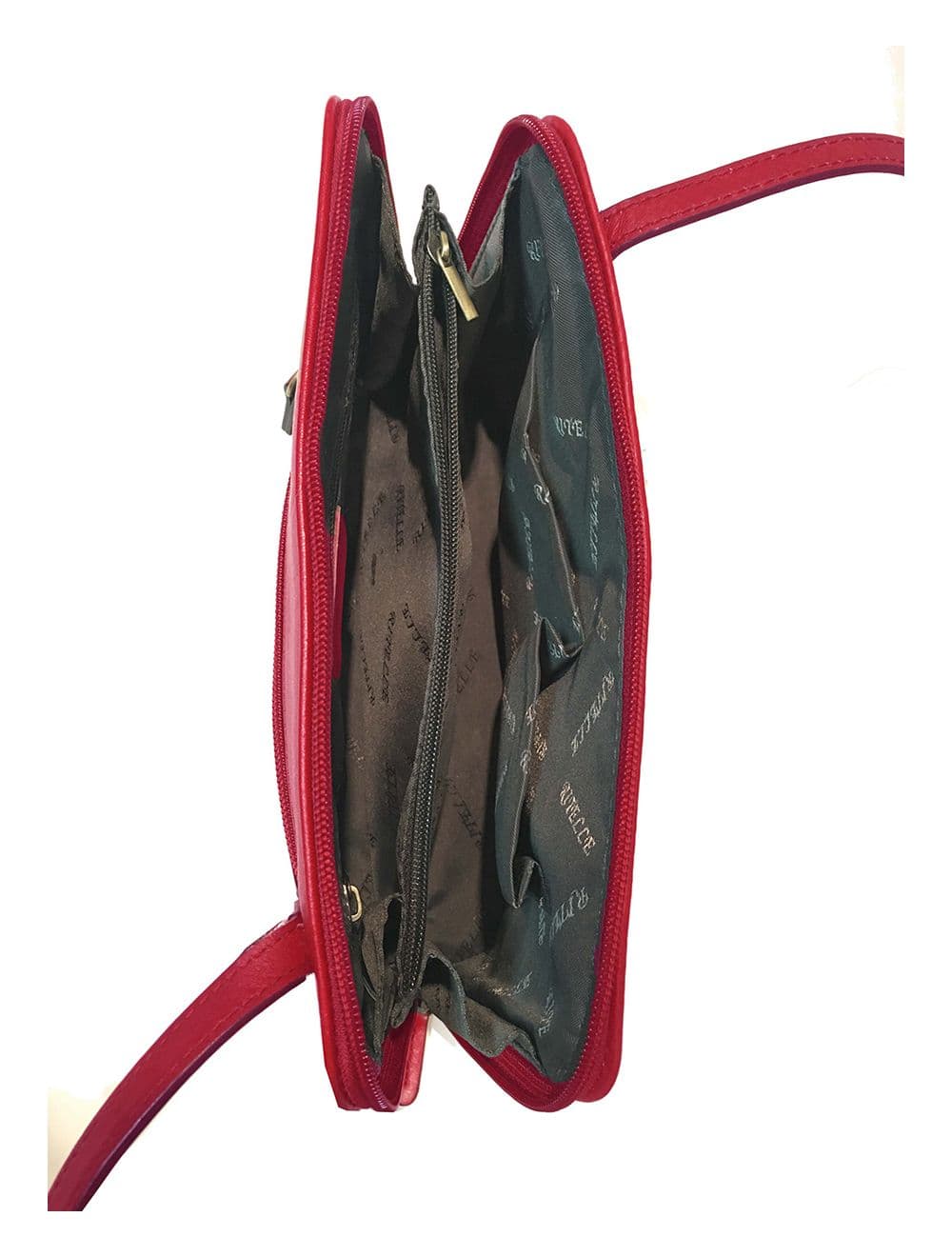 Sac Porté travers en cuir vachette grainé RI5156-Corail — vue 5