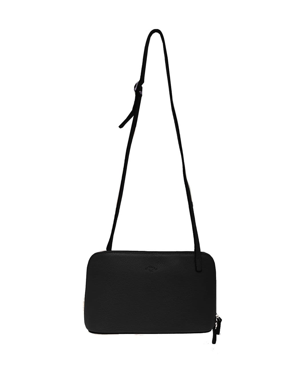 Sac Porté travers en cuir vachette grainé RI5156-Noir — vue 4