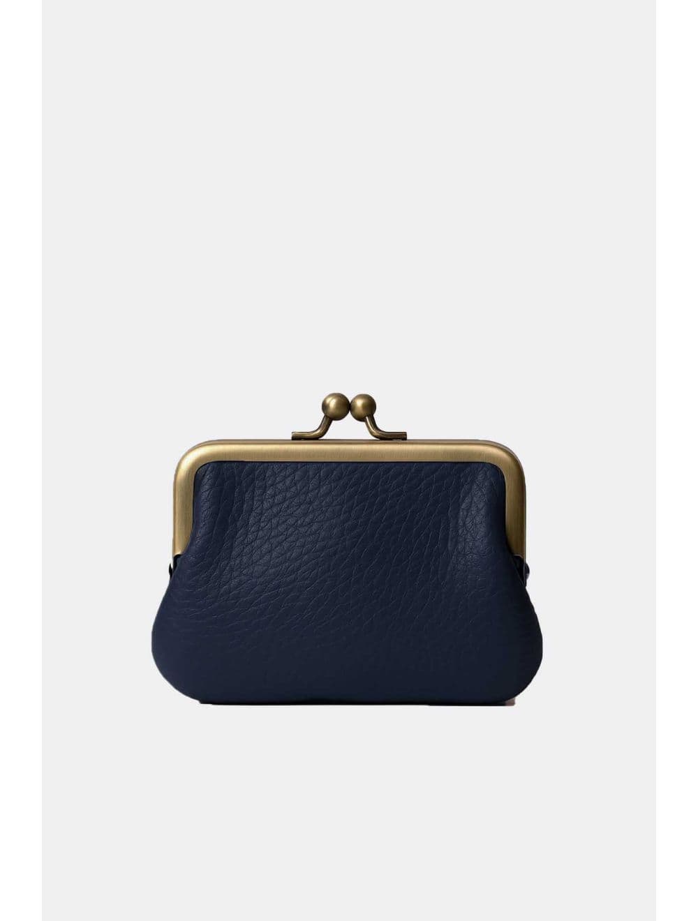 Porte-monnaie en cuir de vachette 3992C-Marine