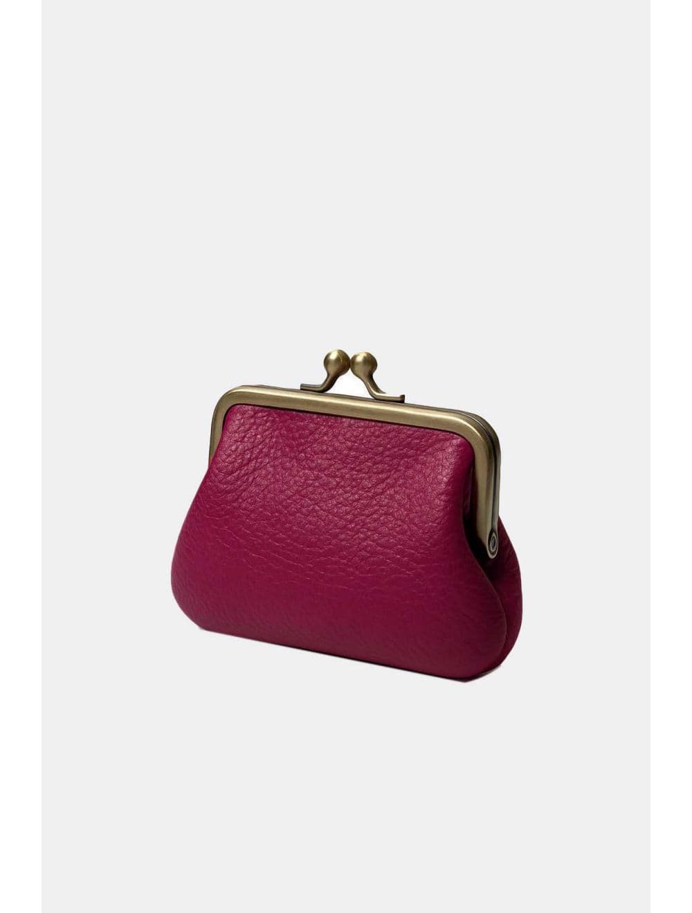Porte-monnaie en cuir de vachette 3992C-Fushia — vue 2