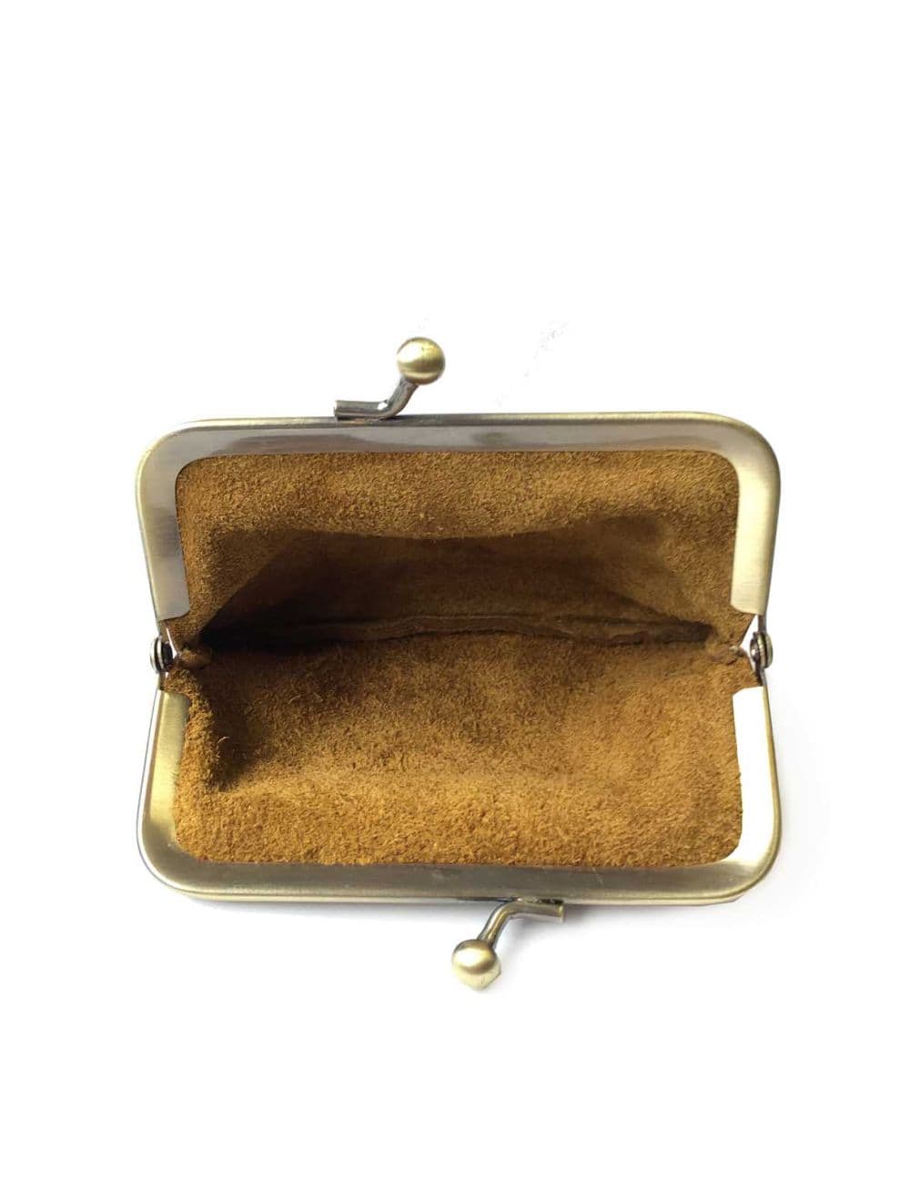 Porte-monnaie en cuir de vachette 3992C-Moutard — vue 3