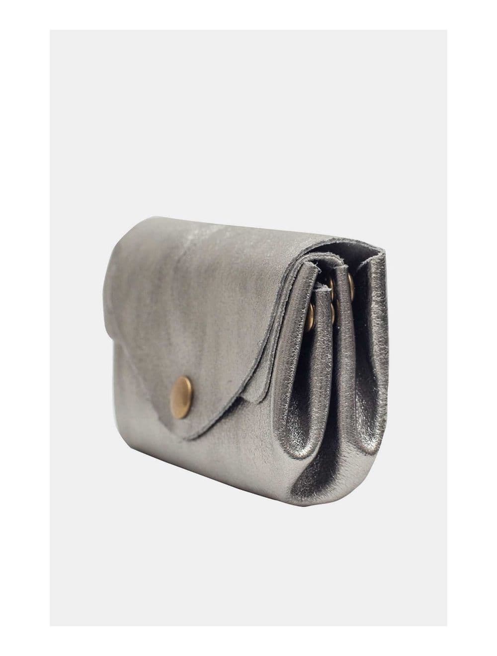 Pochette en Croûte Cuir Vachette Métallisé 4903 SUZIE METAL-Argent — vue 2