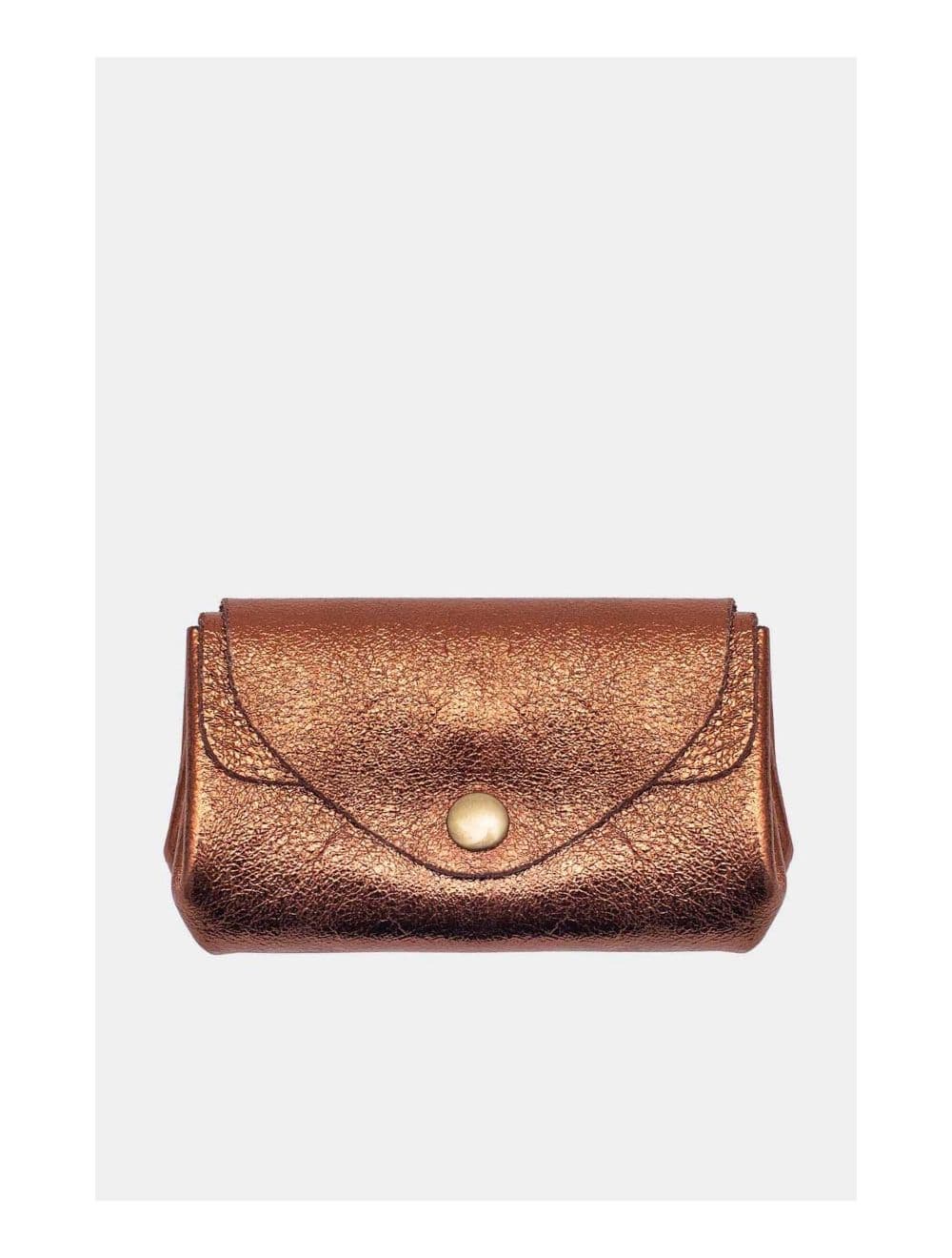 Pochette en Croûte Cuir Vachette Métallisé 4903 SUZIE METAL-Bronze — vue 3