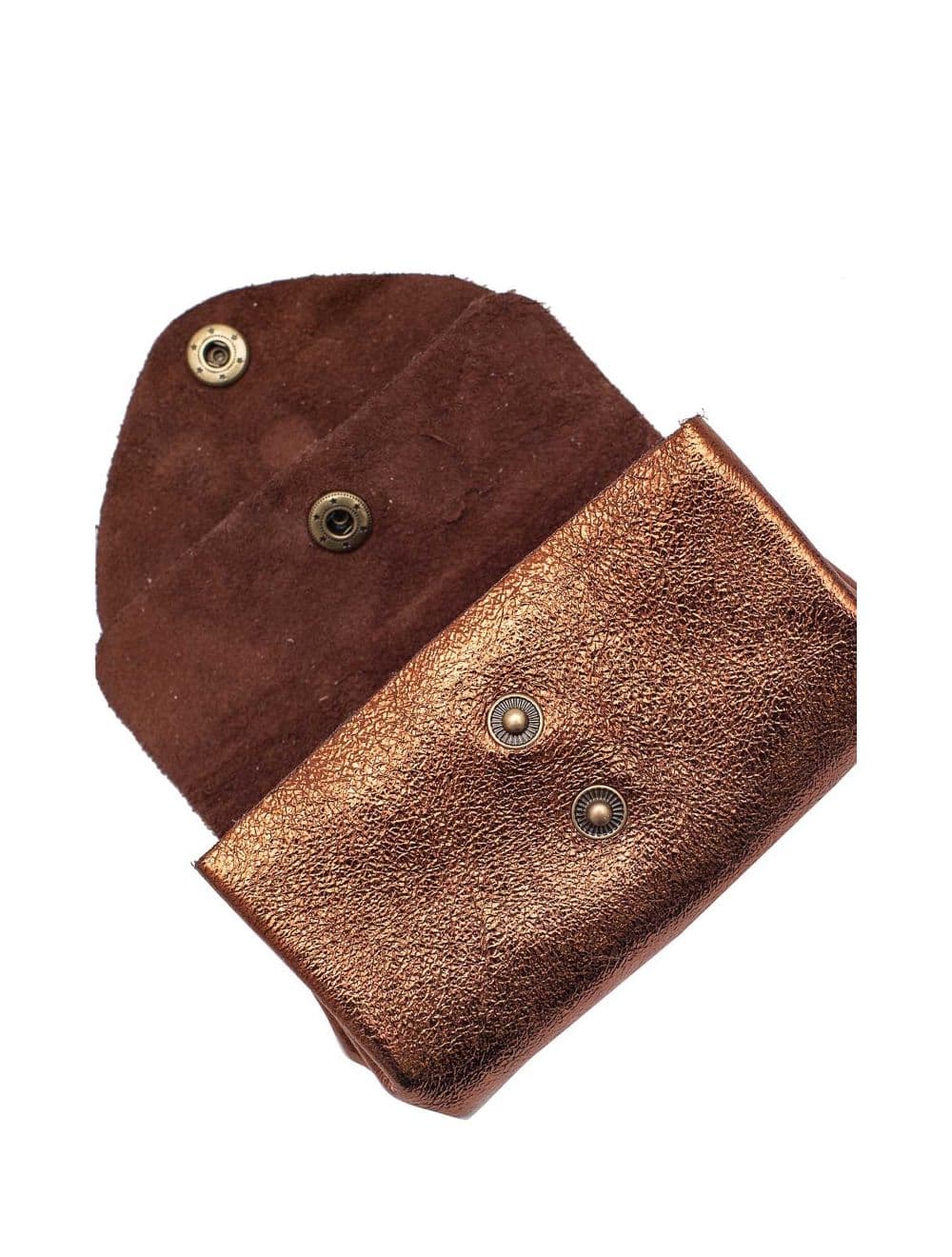 Pochette en Croûte Cuir Vachette Métallisé 4903 SUZIE METAL-Bronze — vue 4