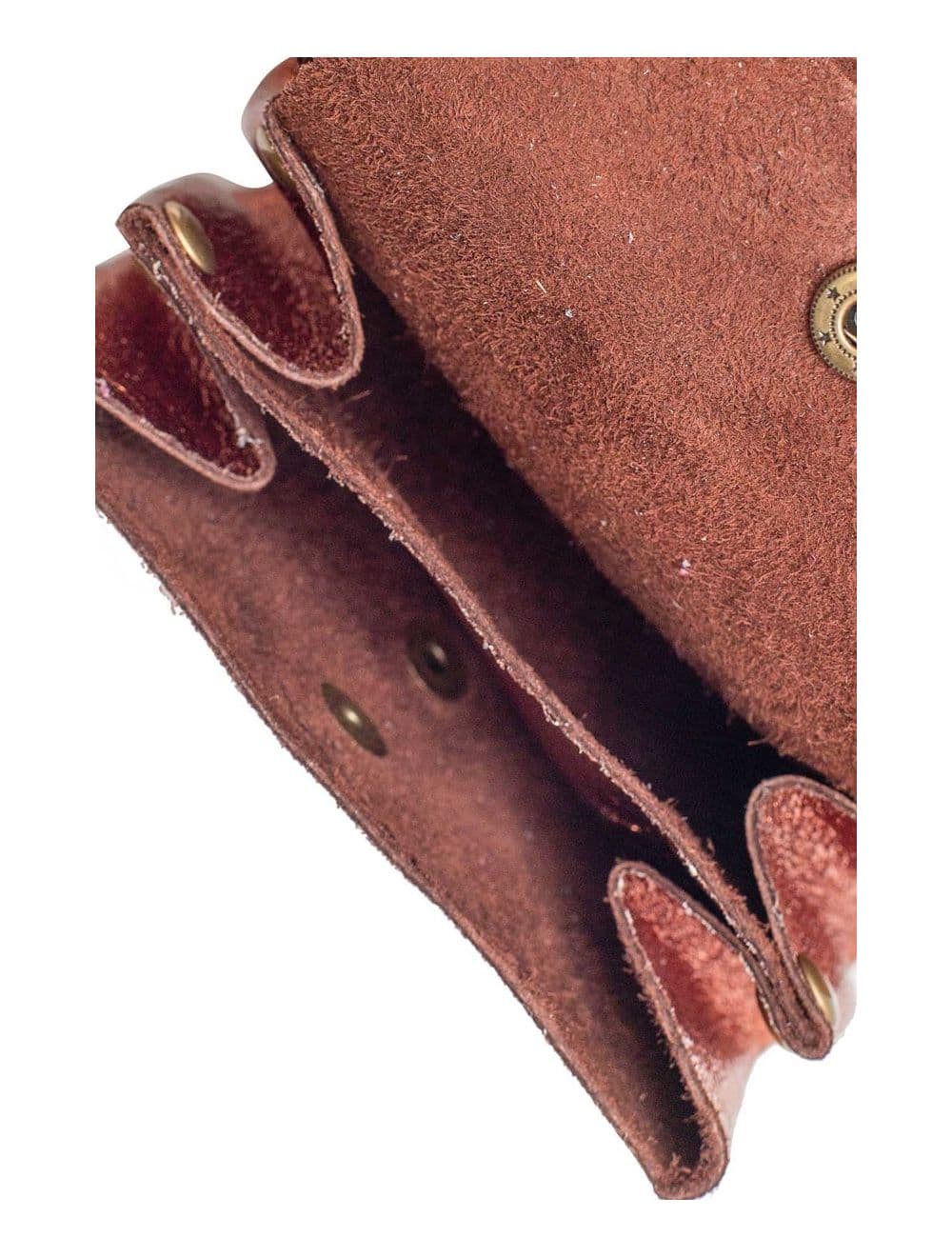 Pochette en Croûte Cuir Vachette Métallisé 4903 SUZIE METAL-Bronze — vue 5