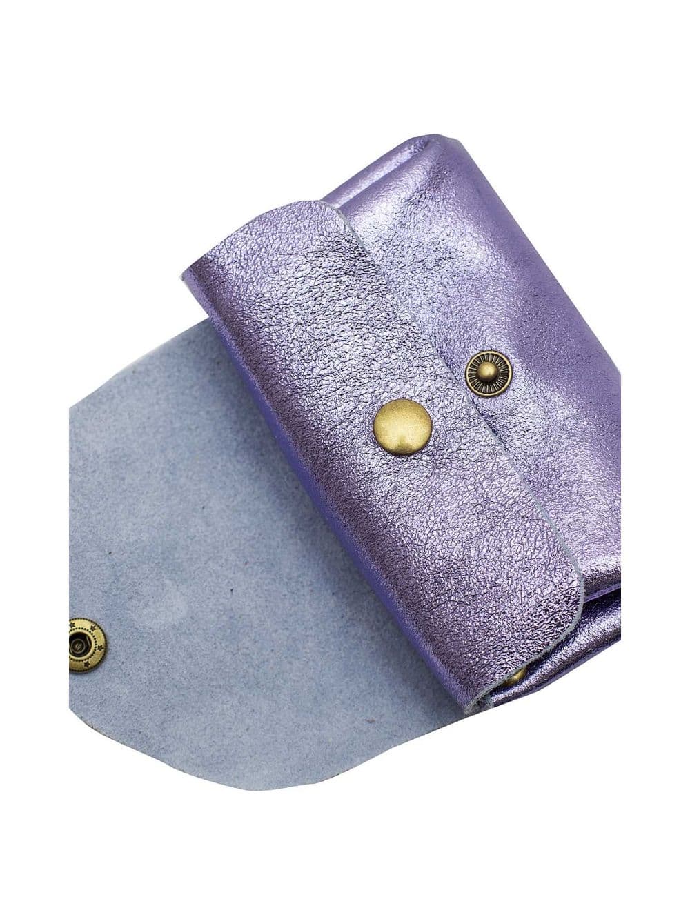 Pochette en Croûte Cuir Vachette Métallisé 4903 SUZIE METAL-Violet Metal — vue 3