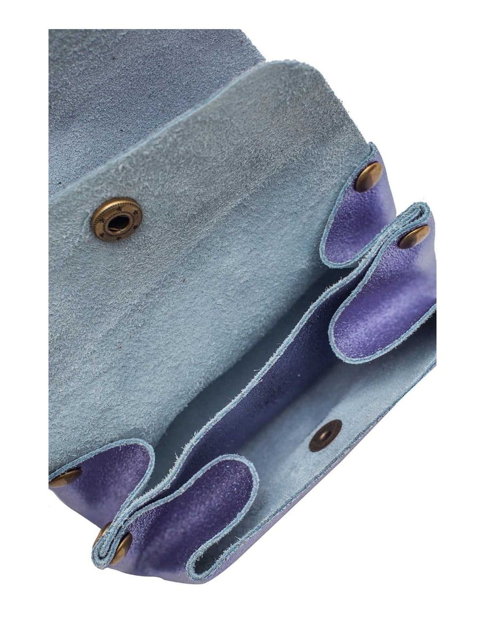 Pochette en Croûte Cuir Vachette Métallisé 4903 SUZIE METAL-Violet Metal — vue 5