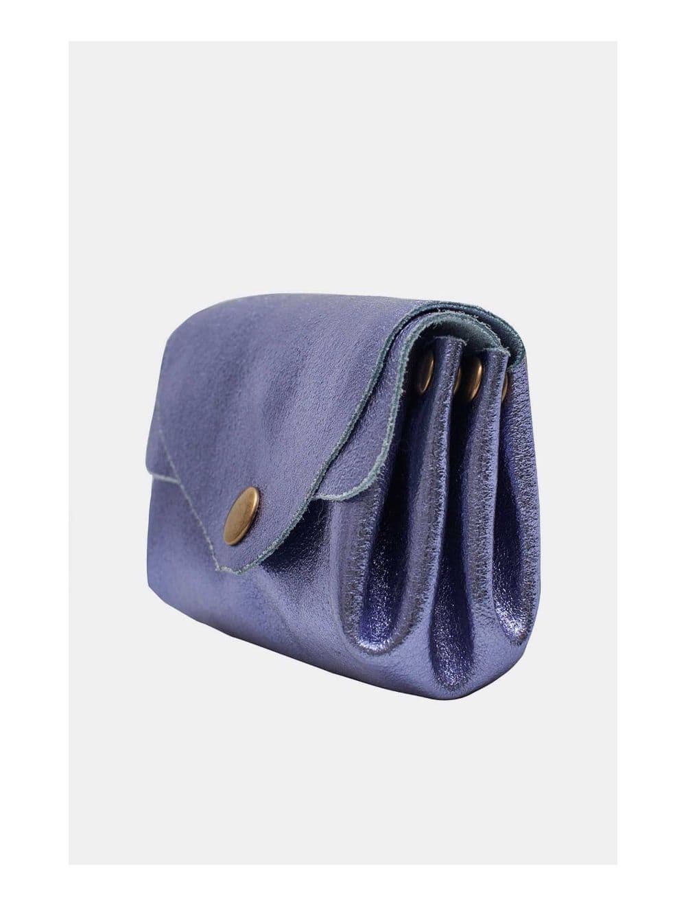 Pochette en Croûte Cuir Vachette Métallisé 4903 SUZIE METAL-Violet Metal — vue 6