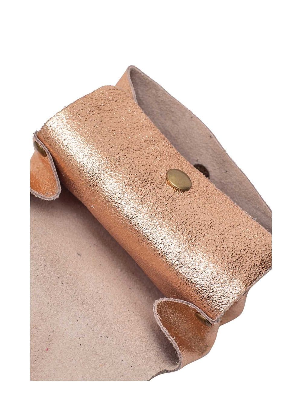 Pochette en Croûte Cuir Vachette Métallisé 4903 SUZIE METAL-Rose Metal — vue 5