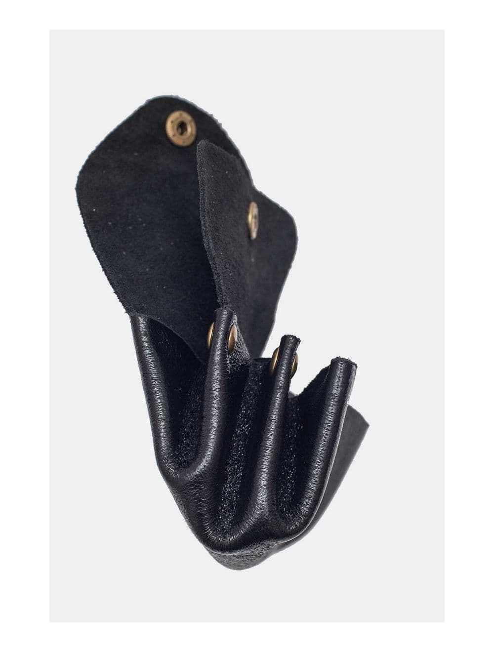 Pochette en Croûte Cuir Vachette Métallisé 4903 SUZIE METAL-Noir — vue 5