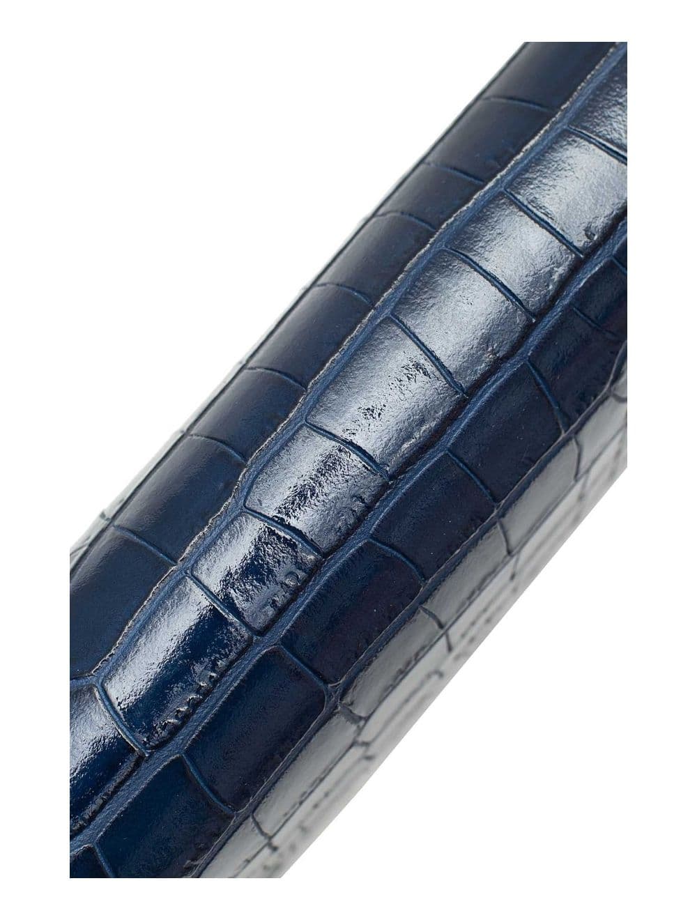 Sac Besace Croûte Cuir de Vachette Motif Croco 4074 MILENA CROCO-Marine — vue 6