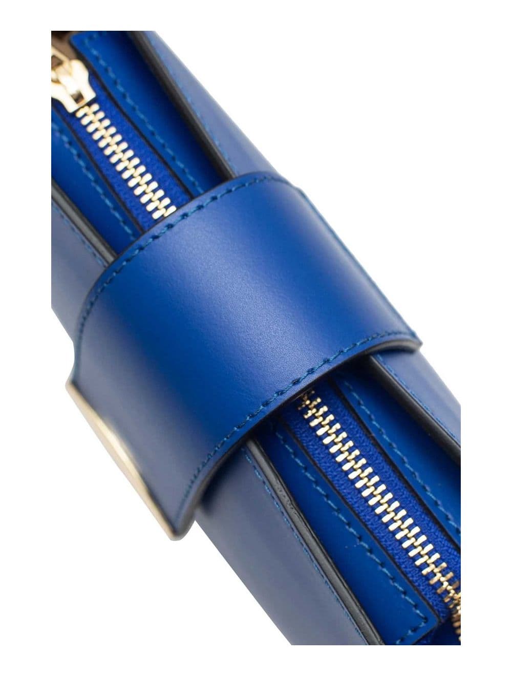 Sac Porté Croisé en Croûte Cuir Vachette Lisse 4077 TIGUIDA-Bleu Roi