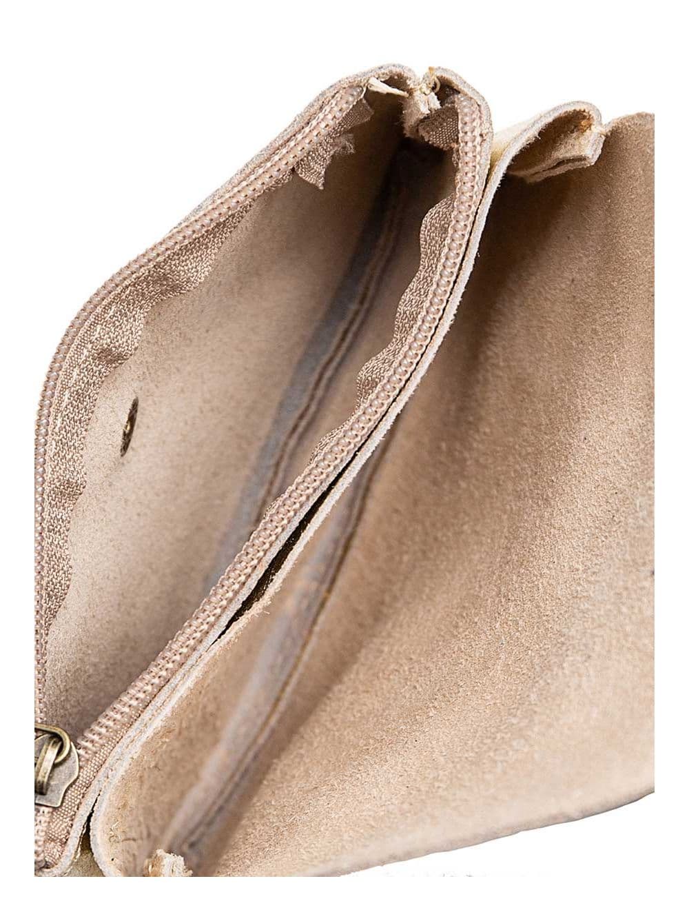 Pochette en Croûte Cuir Vachette Métallisé KEREN 4047-OR — vue 3