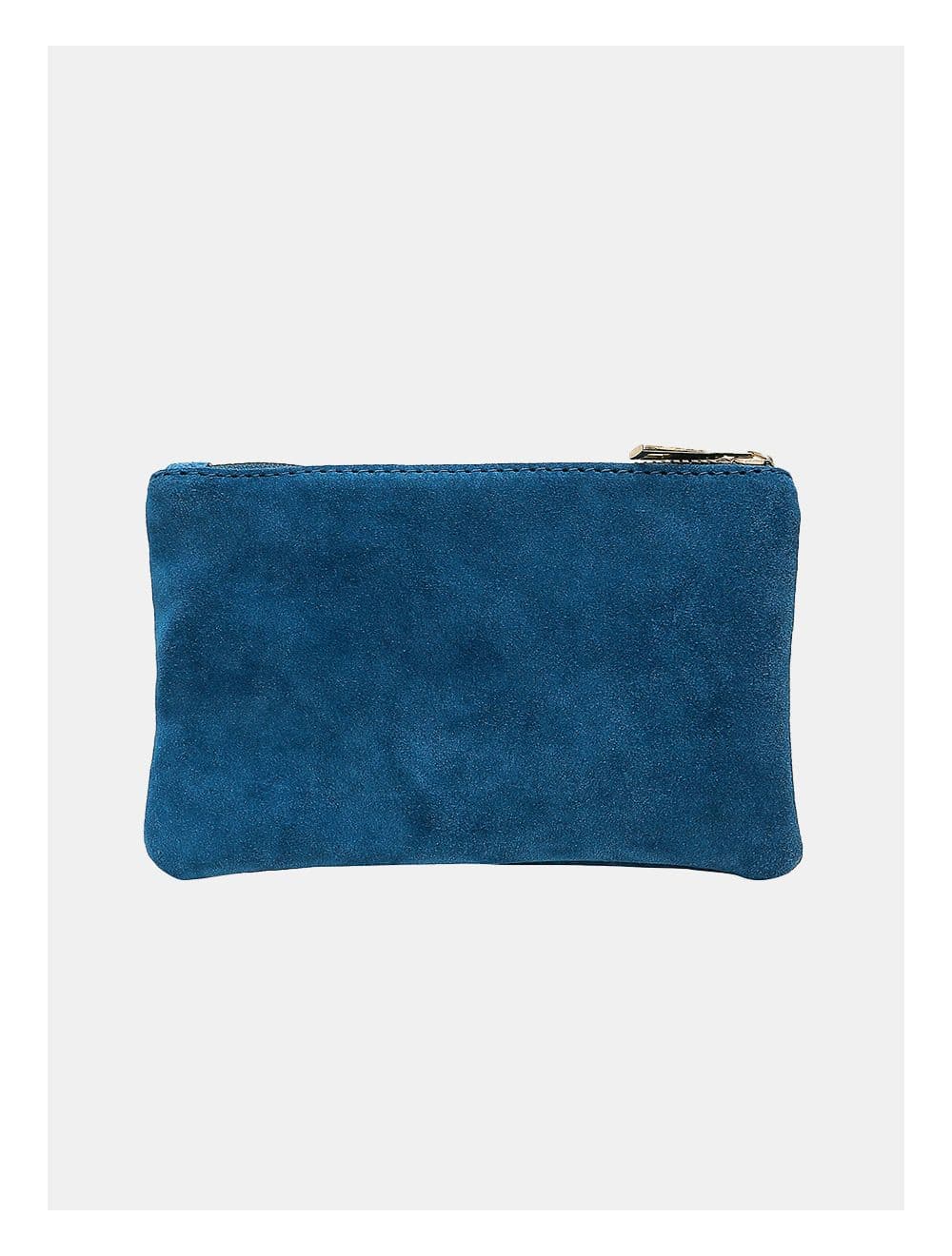 Pochette en Croûte Cuir Vachette DELPHINE 4037-BLEU