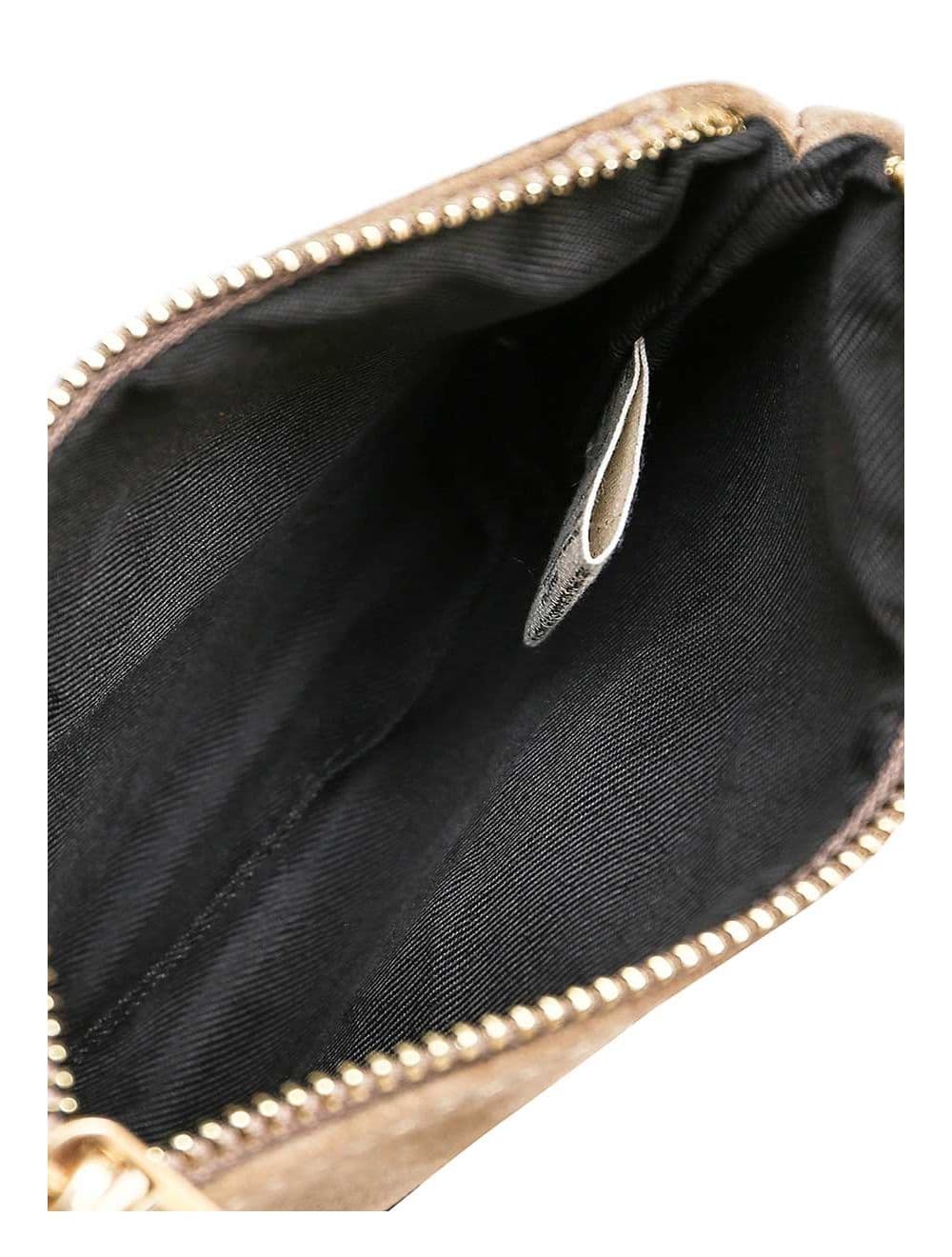 Pochette en Croûte Cuir Vachette DELPHINE 4037-BEIGE — vue 3