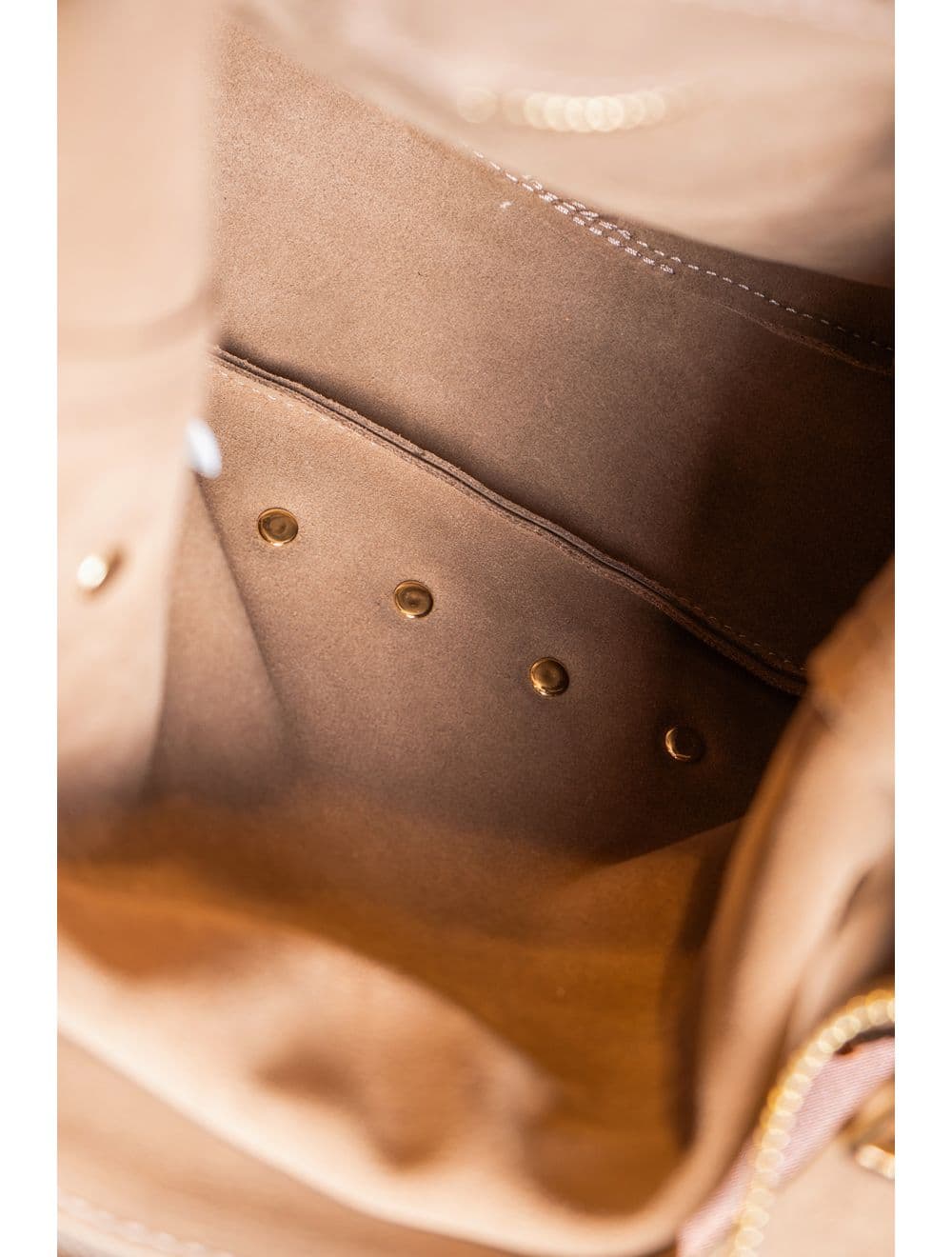 Sac Seau Porté Épaule En Croûte De Cuir De Vachette 4193 ALEXANE SUÈDE-Taupe — vue 5