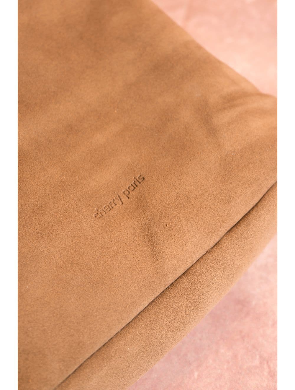 Sac Seau Porté Épaule En Croûte De Cuir De Vachette 4193 ALEXANE SUÈDE-Taupe — vue 6