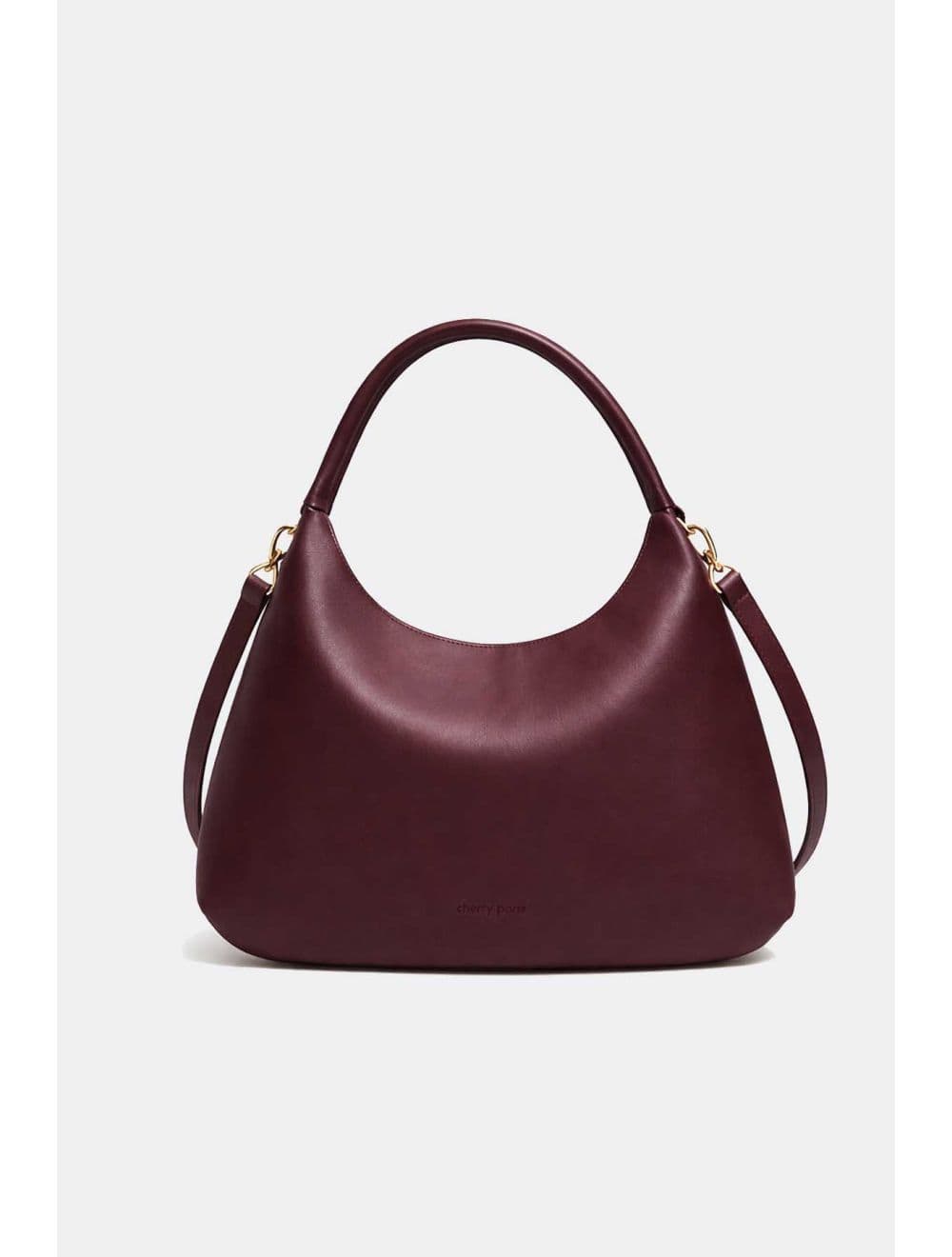 Sac Porté Épaule et Main En Cuir Vachette Sauvage ÉNOLA 4212-Bordeaux