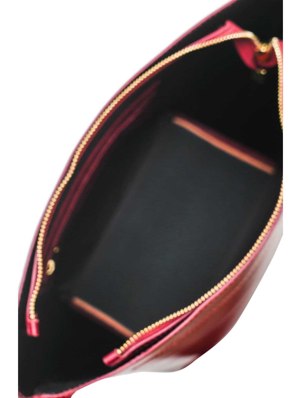 Sac Cabas Forme Seau En Cuir de Vachette 4185 AMELIE-Bordeaux — vue 4