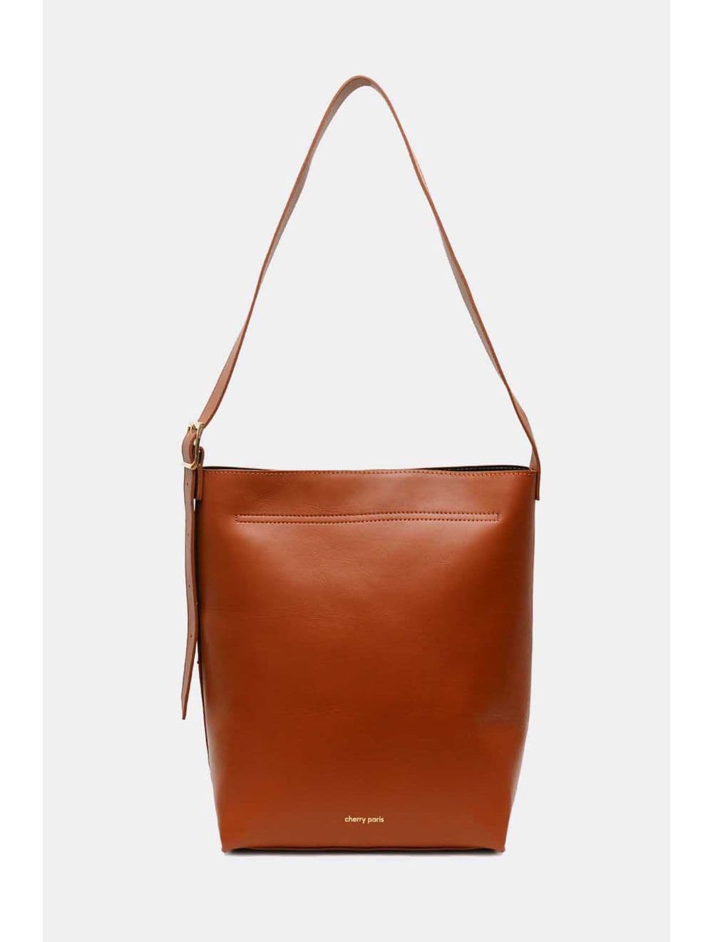 Sac Cabas Forme Seau En Cuir de Vachette 4185 AMELIE-Camel — vue 5
