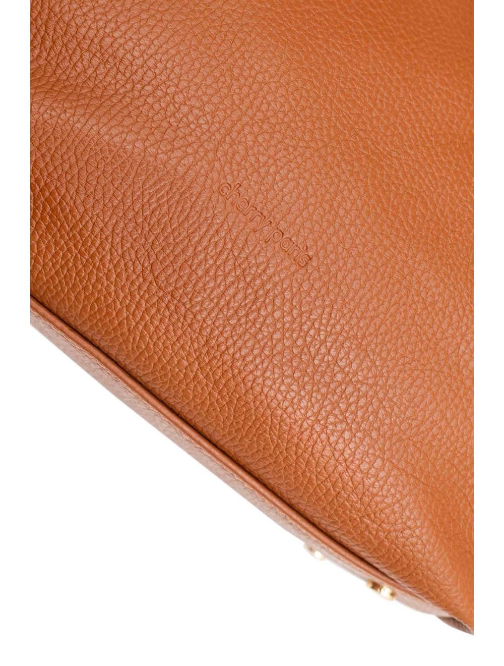 Sac Cabas En Cuir De Vachette Grainée 4178 SHANNA-Cognac — vue 5