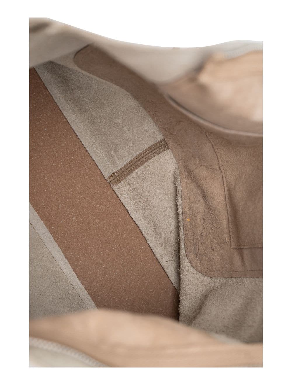 Sac Cabas En Cuir Vachette Grainé CELESTINE 4093-Taupe