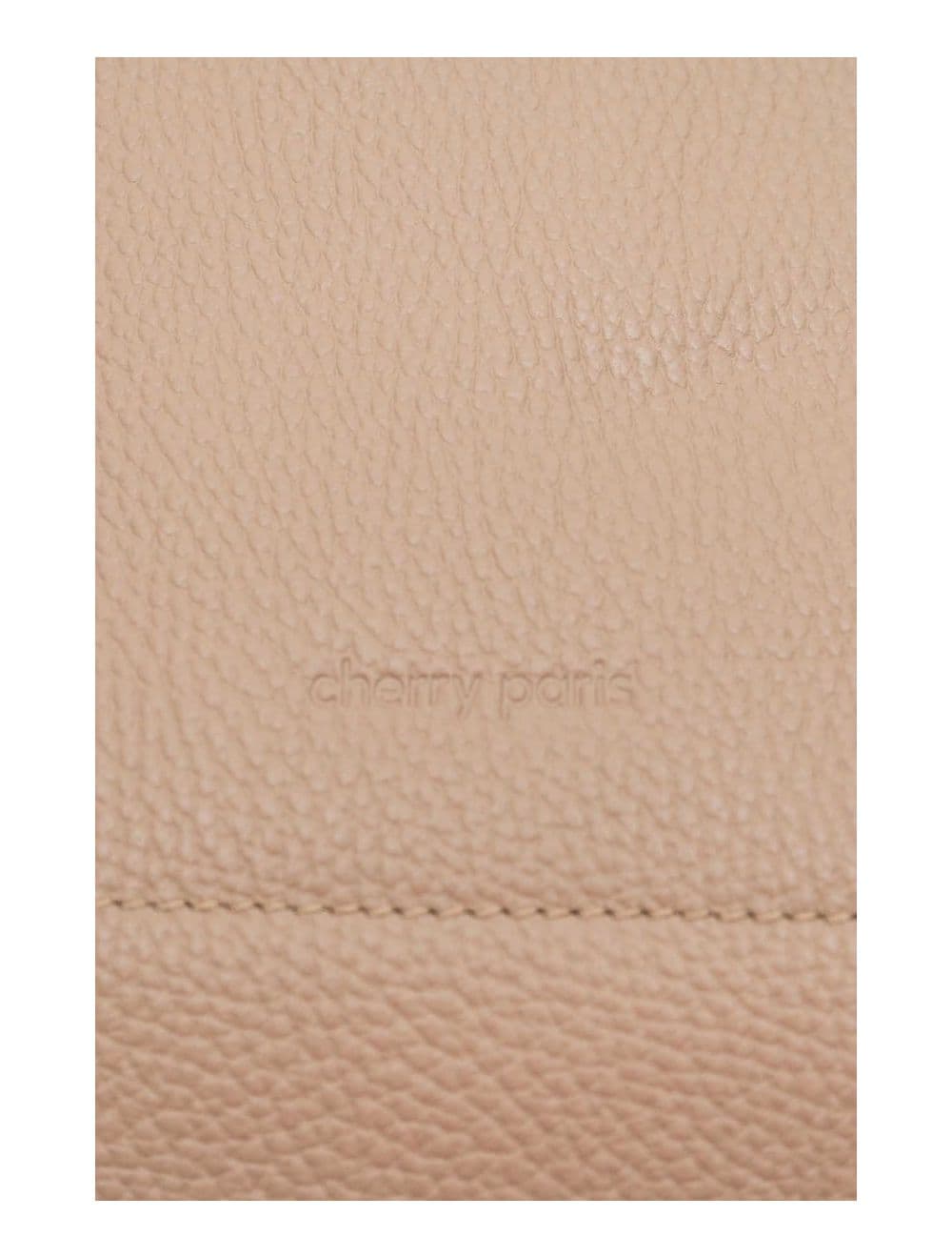 Sac Cabas En Cuir Vachette Grainé CELESTINE 4093-Taupe — vue 4