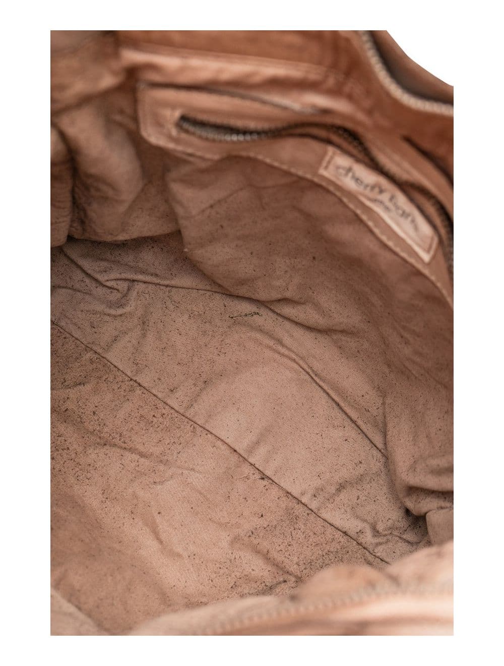 Sac Cabas En Cuir Vachette Style Vintage Clouté PRISCILLE 4119-Taupe