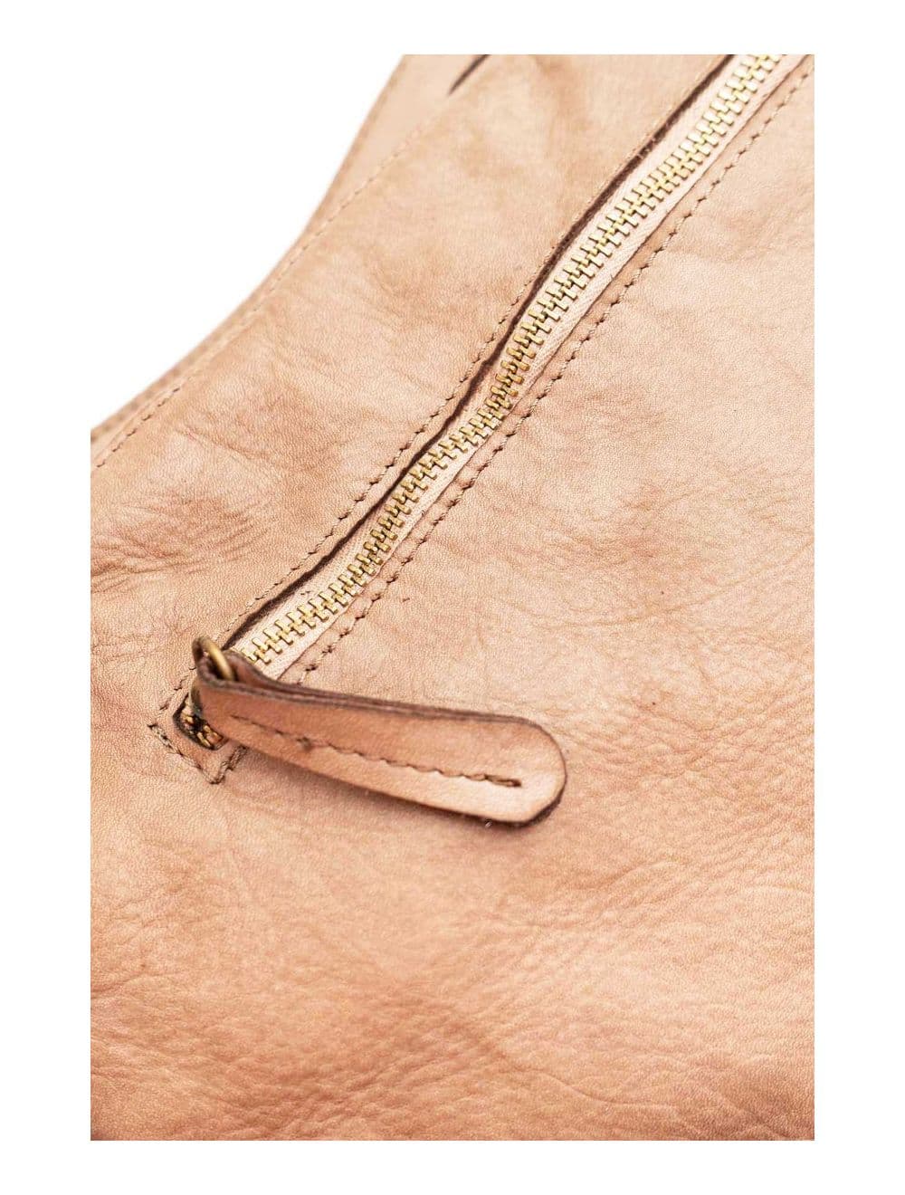 Sac Hobbo Porté Épaule En Cuir Vachette Motif Clouté MATILDA 4117-Taupe — vue 4