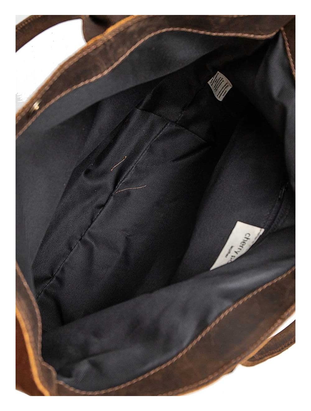 Sac Cabas Croûte Cuir Vachette Métallisé Bicolore-CORALIE 4041-BRONZE — vue 3