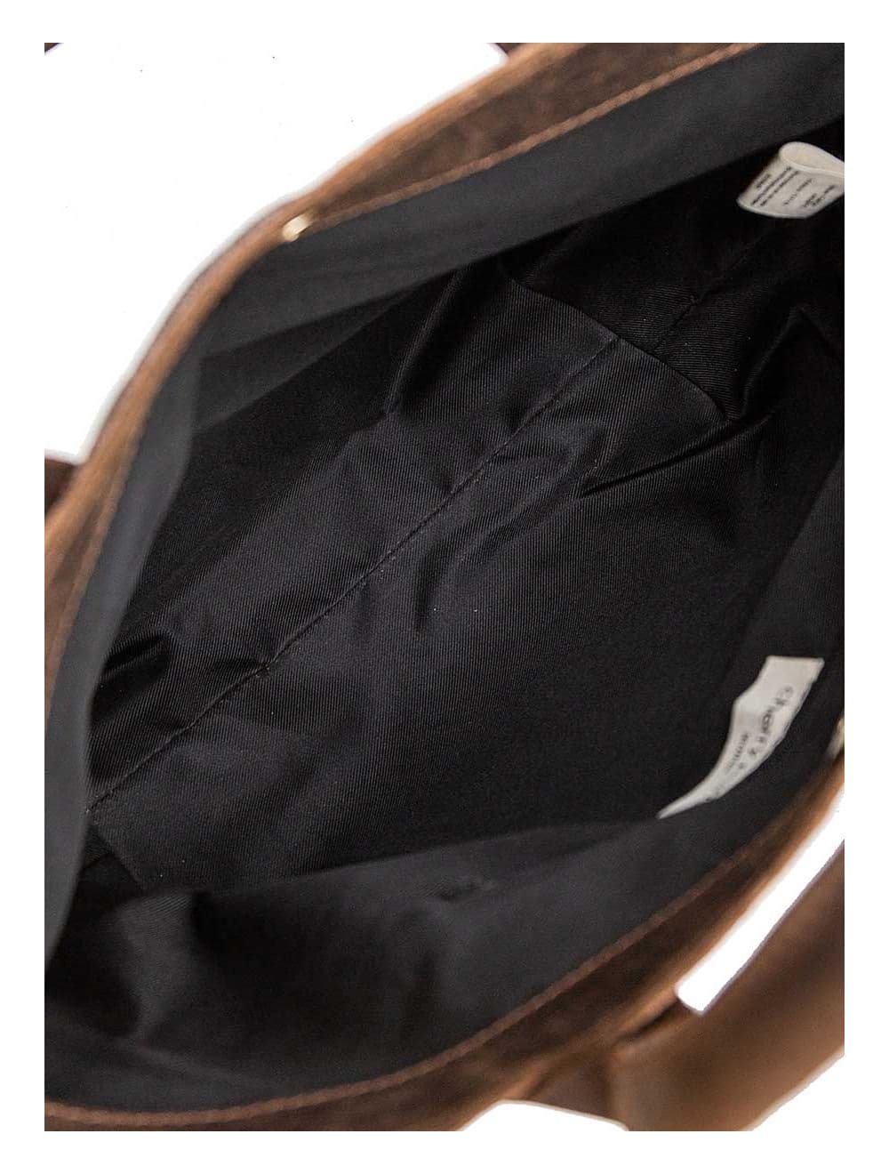 Sac Cabas Croûte Cuir Vachette Métallisé Bicolore-CORALIE 4041-ETAIN — vue 3