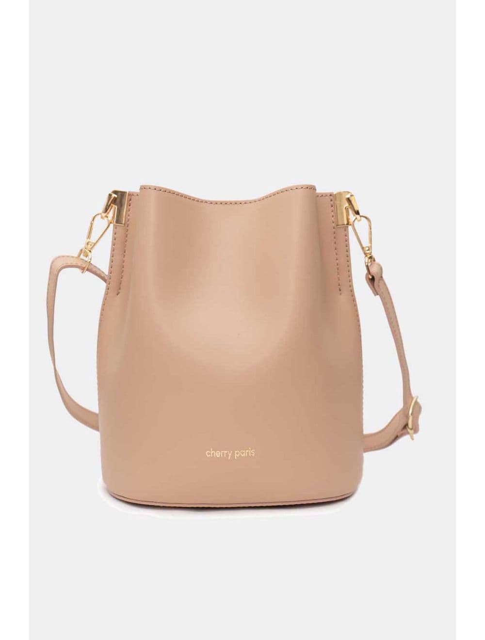 Sac Bourse en Cuir De Vachette Lisse 4171 NITA-Sable — vue 4