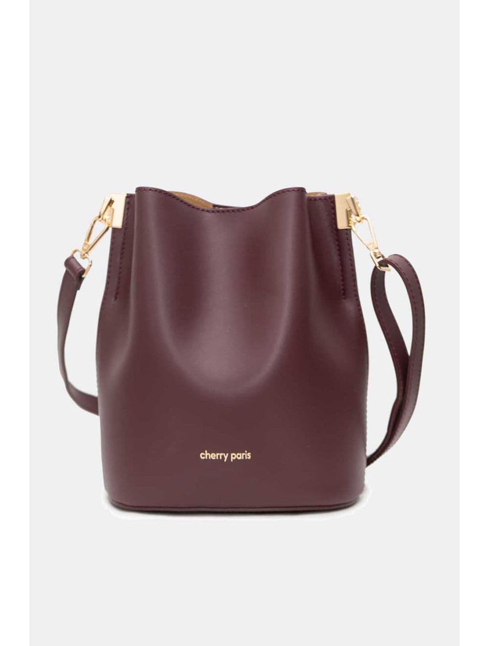 Sac Bourse en Cuir De Vachette Lisse 4171 NITA-Bordeaux — vue 4