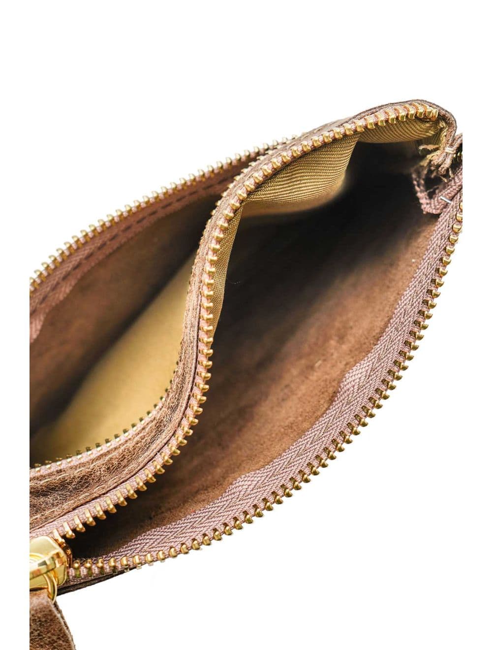 Porte-monnaie Pochette En Croûte De Cuir De Vachette-4906 DORIANE-Taupe — vue 5