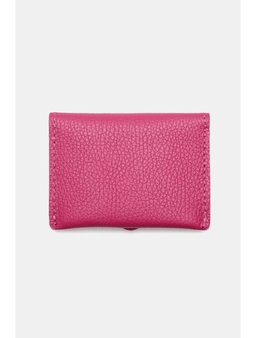 Porte-cartes en cuir de vachette grainée-4905 ERINE GRAINÉ-Fushia — vue 3