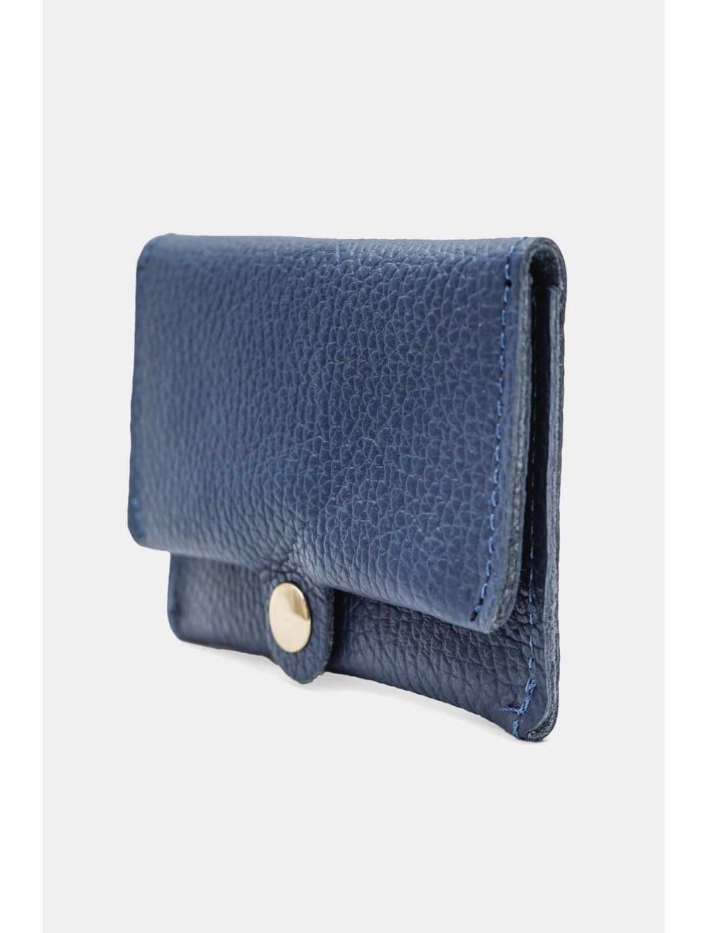 Porte-cartes en cuir de vachette grainée-4905 ERINE GRAINÉ-Marine — vue 3