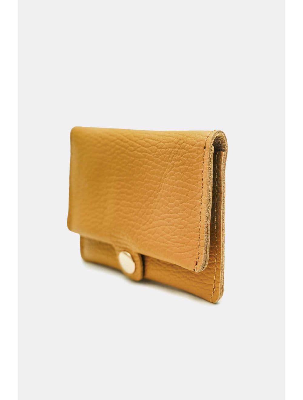 Porte-cartes en cuir de vachette grainée-4905 ERINE GRAINÉ-Moutarde — vue 4