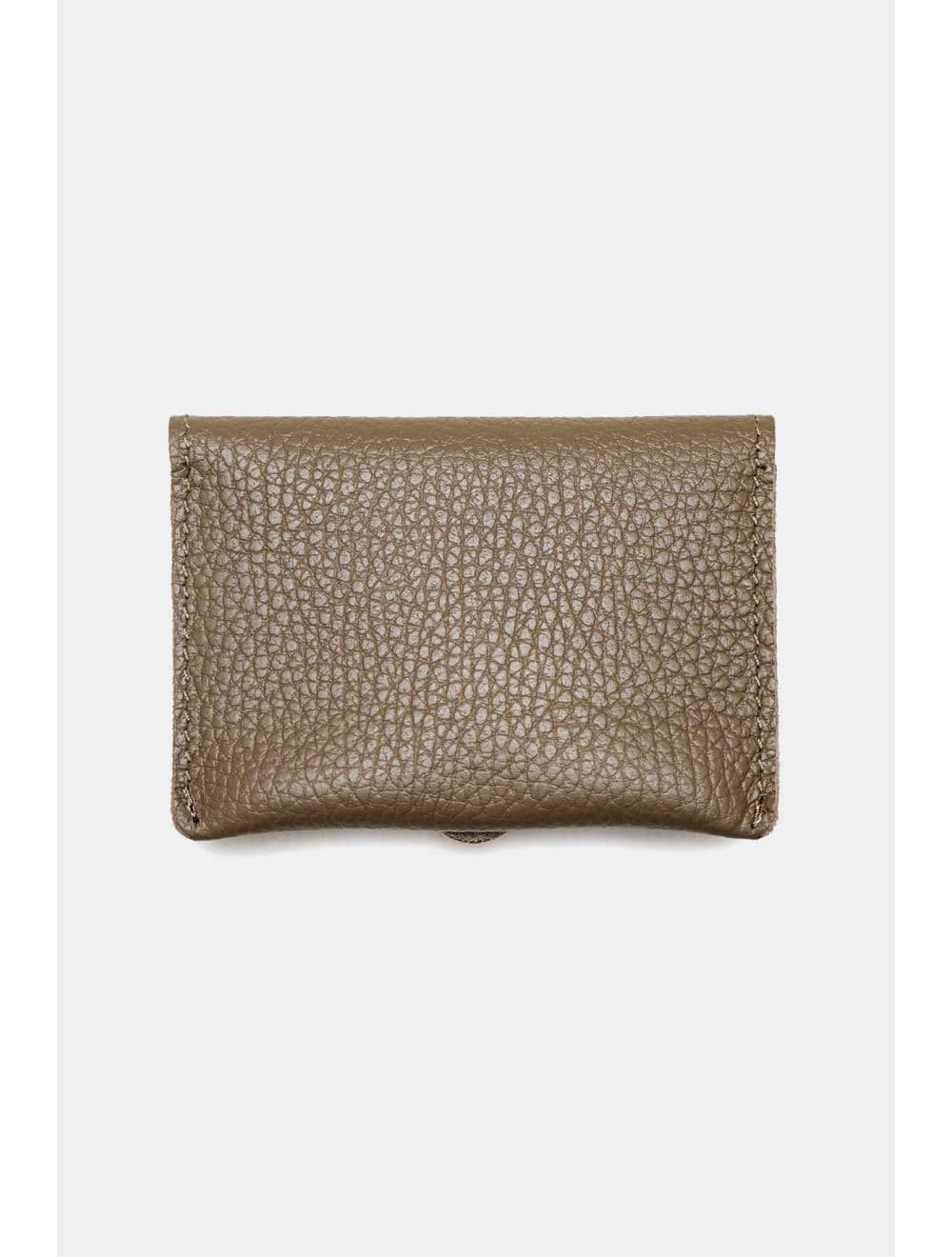 Porte-cartes en cuir de vachette grainée-4905 ERINE GRAINÉ-Taupe — vue 3