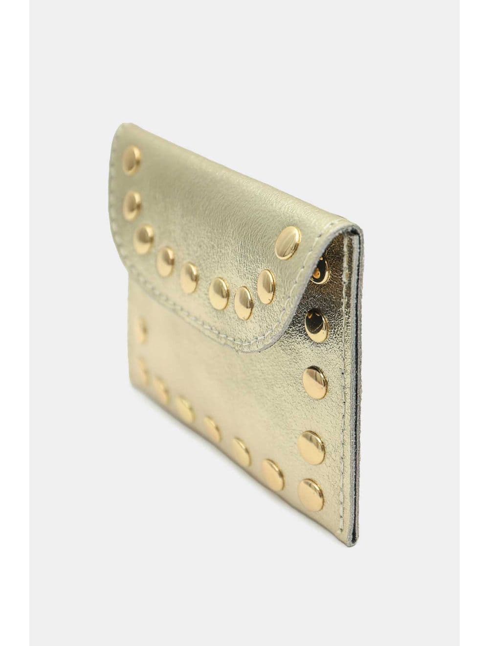 Porte-monnaie En Cuir métallisé 4904B LEINA METAL-Doré — vue 4