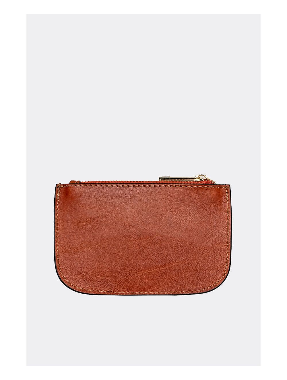 Porte-monnaie Croûte Cuir Vachette-NATHALIE 3999-CAMEL — vue 4