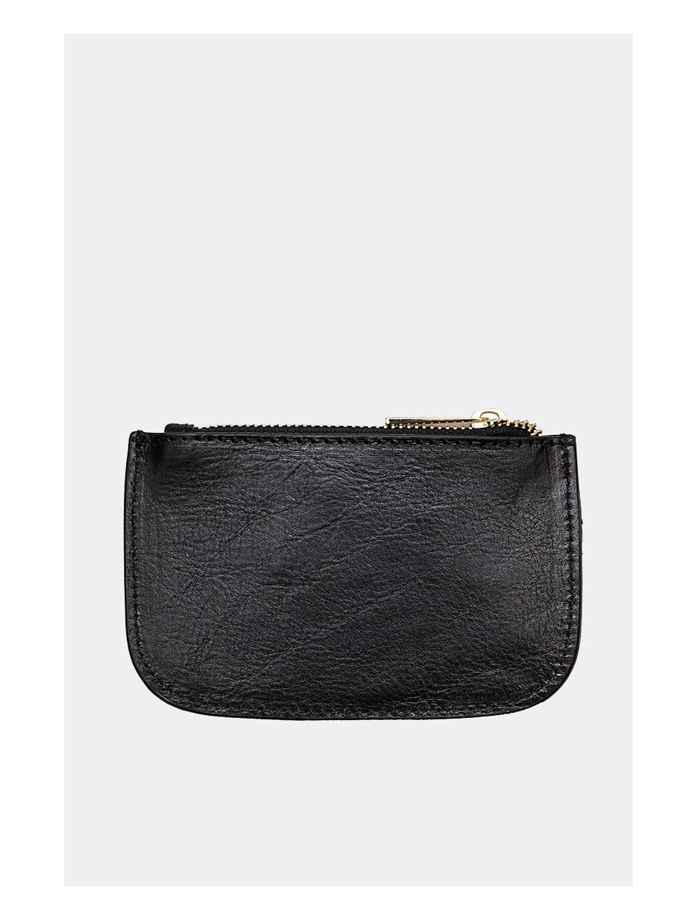 Porte-monnaie Croûte Cuir Vachette-NATHALIE 3999-NOIR — vue 3
