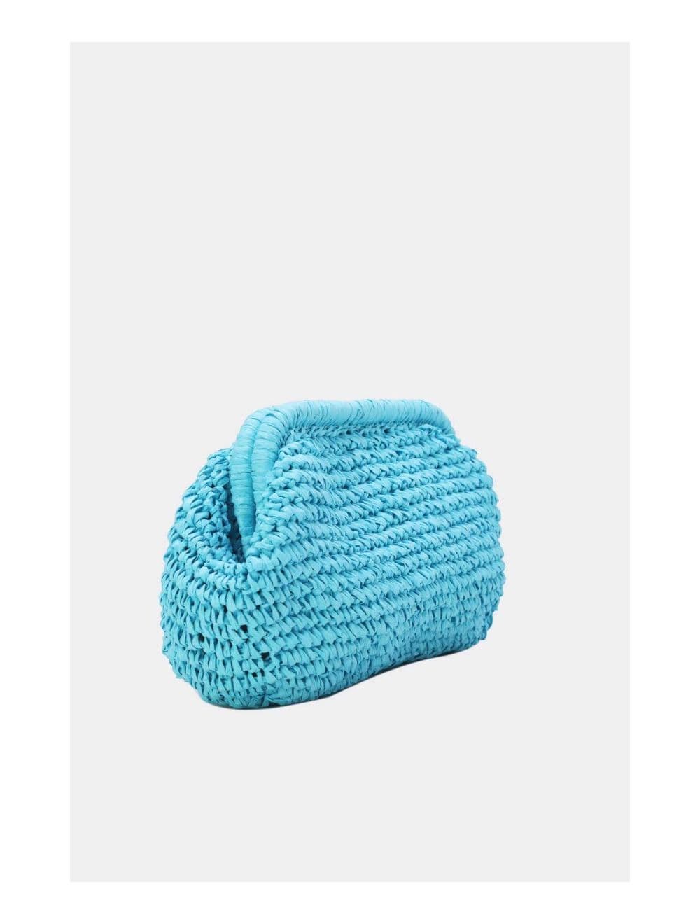 Pochette Structure En Paille 24P-6069-Bleu — vue 3