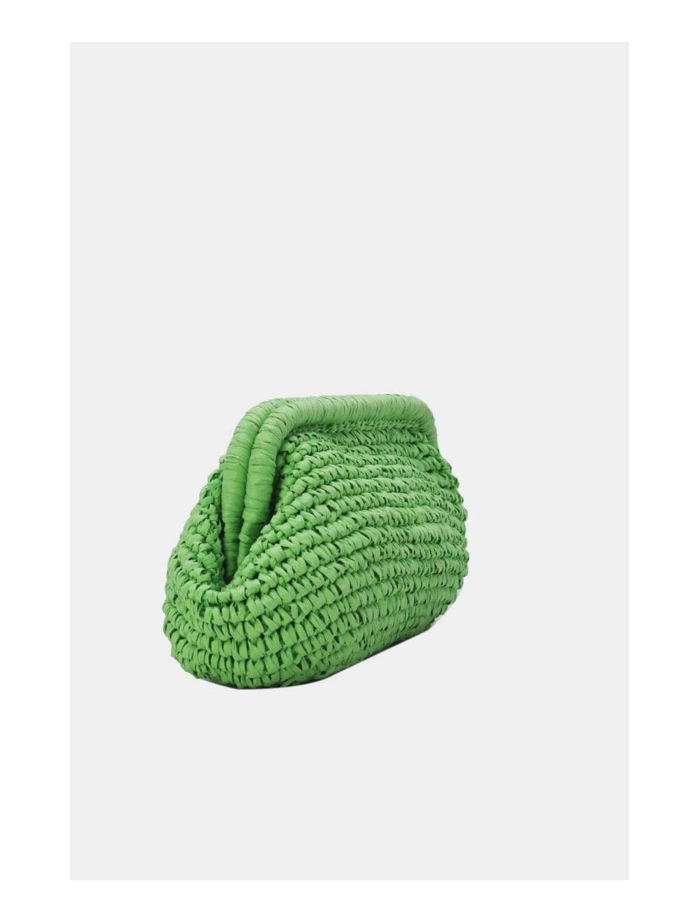Pochette Structure En Paille 24P-6069-Vert — vue 3