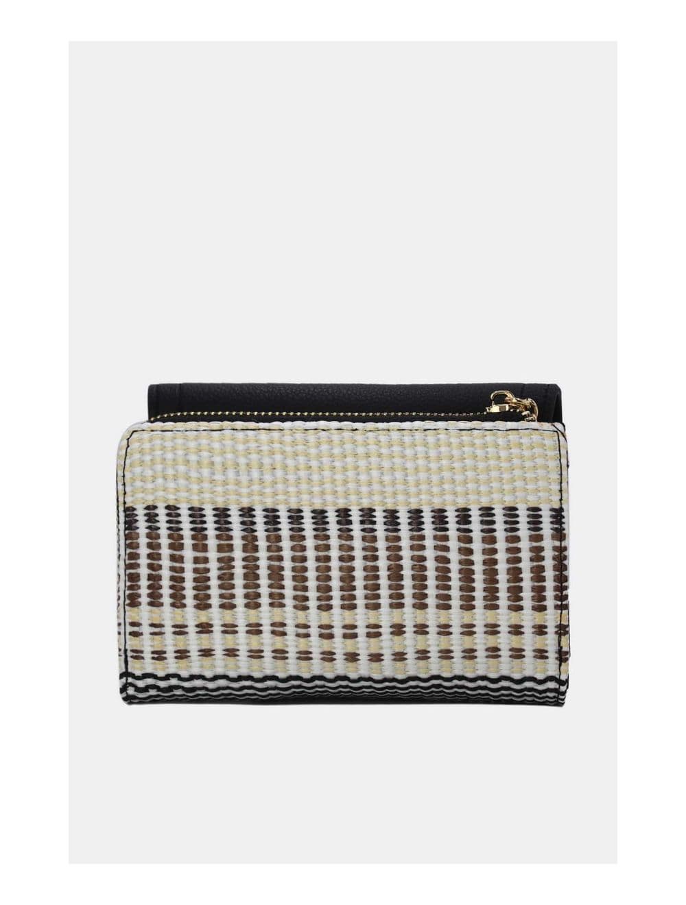 Portefeuille Femme Tressé 24P-5979-Noir — vue 3