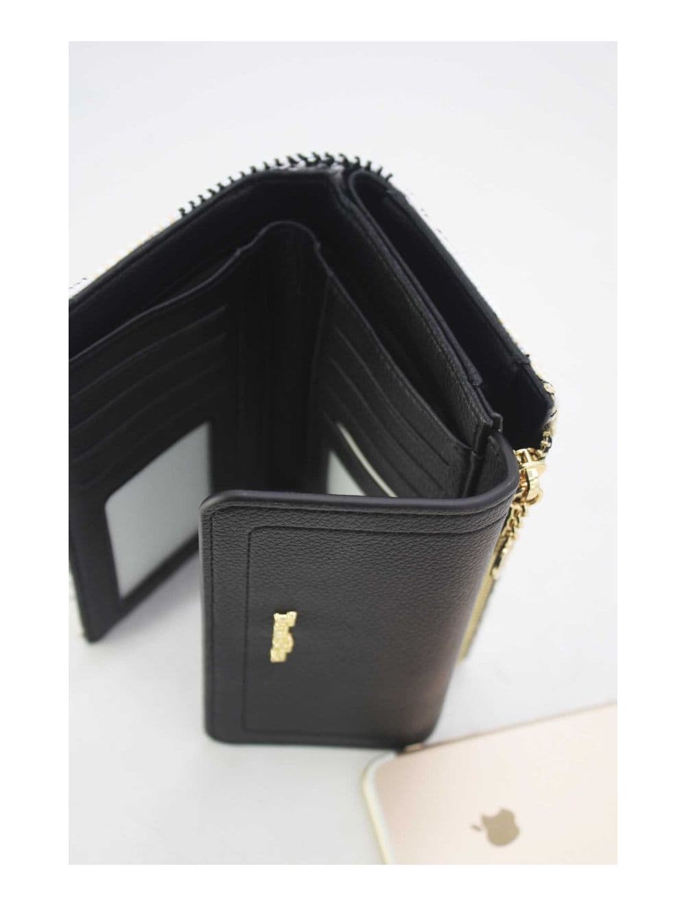 Portefeuille Femme Tressé 24P-5979-Noir — vue 5